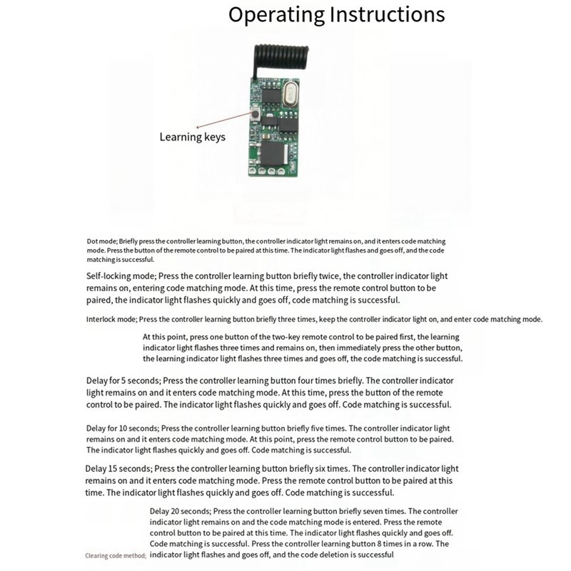 B04B-For RF Switch Controller+ - 433Mhz Receiver Module 评论和价格