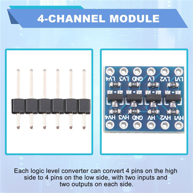 FULL-10Pcs 4 Channel IIC I2C L - Level Shifter 3.3V 评论和价格