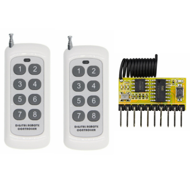 433MHz DC3V~5V 8CH Multi-Funct - 433Mhz Receiver Module 评论和价格