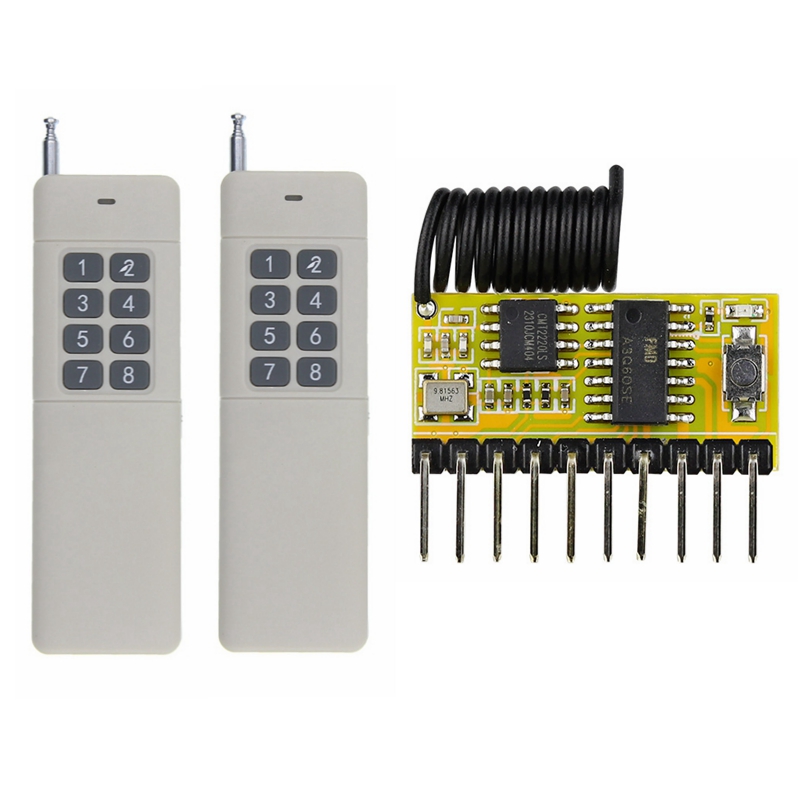 433MHz DC3V~5V 8CH Multi-Funct - 433Mhz Receiver Module 评论和价格