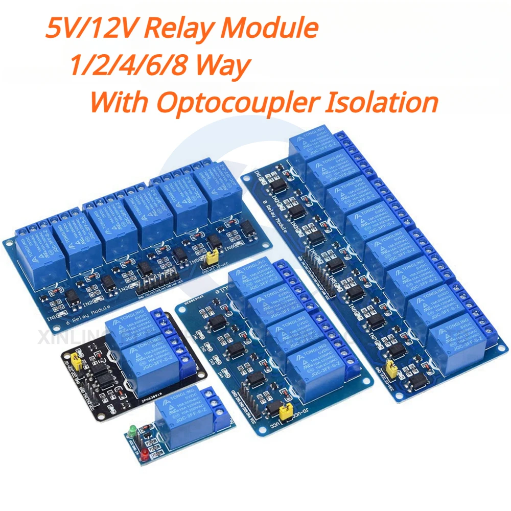 5/12V 1/2/4/6/8 Channel Relay  - Home Automation Arduino 评论和价格