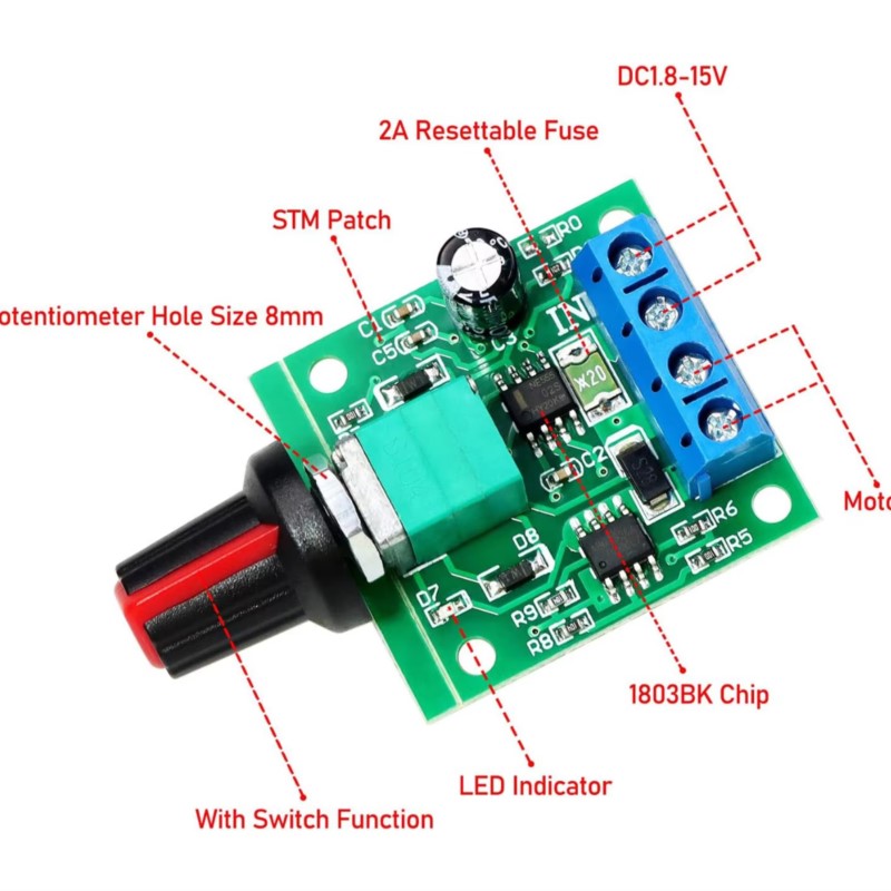 DC Motor Speed Controller 1.8v - Level Shifter 3.3V 评论和价格